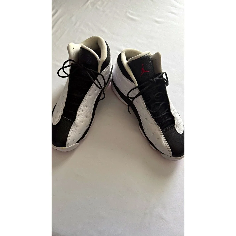 Jordan Air Jordan 13 men's Sneakers Sz 13 White Black Red Leather 414571-104